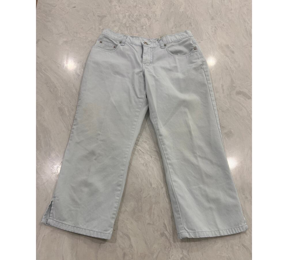 Vintage 1990s Jordache Baby Blue Capris Pants – Size 7/8